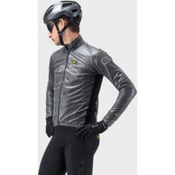 Heren Black Reflective Jas