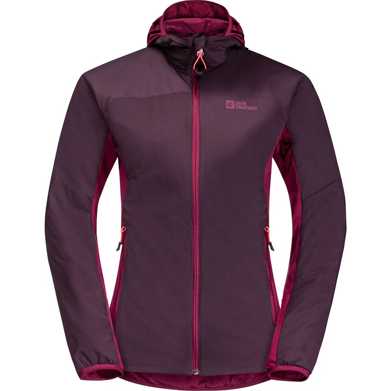 Jack Wolfskin Dames Alpspitze Ins Hoodie Jas 1 Jack Wolfskin Dames Alpspitze Ins Hoodie Jas